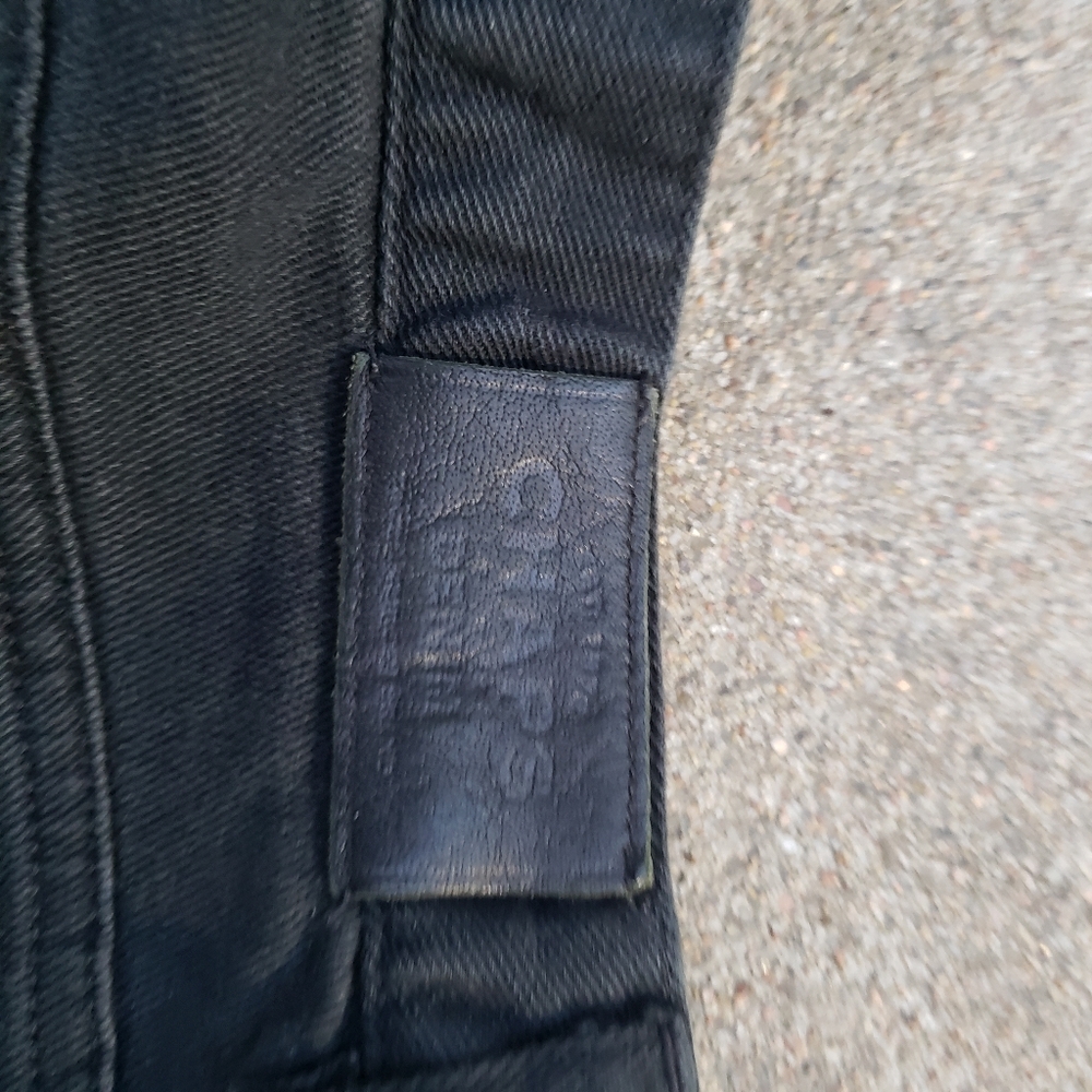 Vtg Chaps black denim jeans sz 8 - Picture 6 of 8